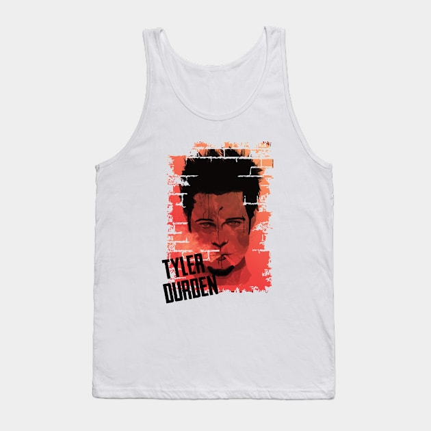 Tyler Durden wall Tank Top by Finito_Briganti